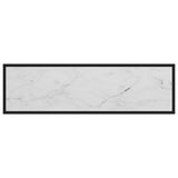 Console Table White 120x35x75 cm Tempered Glass 322817