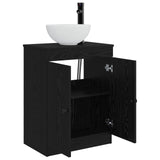 Bathroom Vanity with Sink Black 54 x 35 x 83 cm Engineered Wood 890115