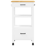 Kitchen Trolley MONZA 48x40x88.5 cm Solid Wood Pine 376087