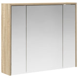 Bathroom Mirror Cabinet Sonoma Oak 73.5 x 16 x 62.5 cm 889169