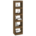 Book Cabinet/Room Divider Brown Oak 40x30x166 cm 813595