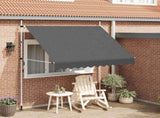 143689 Manual Retractable Awning 250 cm Anthracite