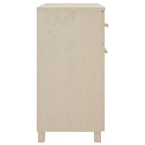 Sideboard HAMAR Honey Brown 79x40x80 cm Solid Wood Pine 340436