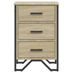 ZNTS Bedside Cabinet Sonoma Oak 40x41x60 cm Engineered Wood 848525