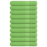 Sauna Towels "FROGN" 10 pcs Apple Green 80x200 cm 360 gsm 137033