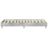 Bed Frame Concrete Grey 203 x 93 x 25 cm Engineered Wood 861051
