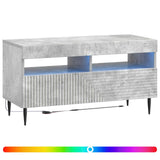 LED TV Cabinet Concrete Grey Engineered Wood 896998