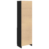 Highboard Black Oak 50x35x180 cm Engineered Wood 3328463