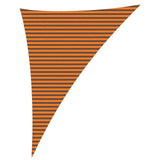 Sun Shade Sail Orange and Brown 4 x 5 x 6.4 m 42031155