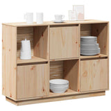 Sideboard 110.5x35x80 cm Solid Wood Pine 814354
