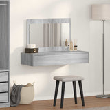 Dressing Table Grey 100 x 40 x 70 cm Engineered Wood 865213