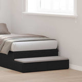 Bed Drawers Black Oak 90 x 36.5 x 16.5 cm Engineered Wood 866932