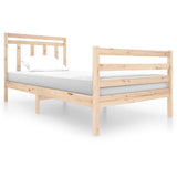 Bed Frame without Mattress Solid Wood 100x200 cm 3100644