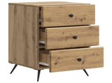 Bedside Cabinet Artisan Oak 43 x 41 x 66.5 cm Engineered Wood 895484