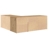 Corner Cabinet Artisian Oak 200x40x45 cm Engineered Wood 3307836