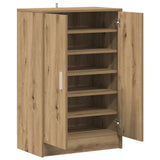 Shoe Cabinet Artisan Oak 60x35x92 cm Engineered Wood 856699