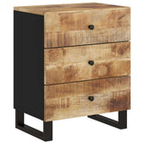 Bedside Cabinet 50x33x62 cm Solid Wood Mango&Engineered Wood 350660