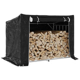 Firewood Rack with Rain Cover 150.5x100.5x110.5 cm Galvanised Steel 4104943