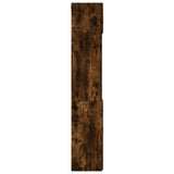 Storage Cabinet Smoked Oak 80x42.5x225 cm Engineered Wood 3281347
