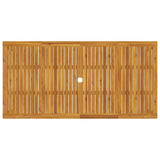 Dining Table Brown Solid acacia wood Large Durable Dining Table 366371