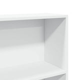 Bookcase White 80x24x143 cm Engineered Wood 857844