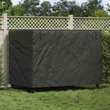Outdoor Swing Cover Black 220 x 150 x 150 cm 600D Oxford Fbric 4105923