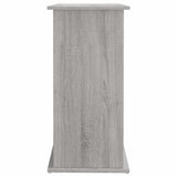 Aquarium Stand Grey Sonoma 81x36x73 cm Engineered Wood 833629