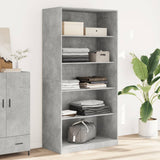 Wardrobe Concrete Grey 100x50x200 cm Engineered Wood 3307732