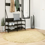 Shaggy Rug PAMPLONA High Pile Modern Gold 160 cm 375356