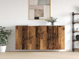 Wall-Mounted Cabinet 2 pcs Old Wood 69.5 x 34 x 90 cm 3394530