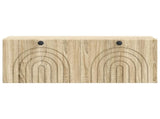 Wall-Mounted TV Cabinet Sonoma Oak 78.5 x 31 x 30 cm 898207