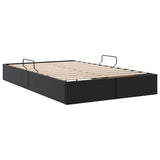 Storage Bed with Mattress Black 120 x 200 cm Faux leather 3369941
