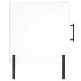 Bedside Cabinets 2 pcs High Gloss White 40x40x50 cm Engineered Wood 827585