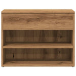 ZNTS Shoe Bench Artisan Oak 60x30x45 cm Engineered Wood 856755
