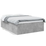 Bed Frame without Mattress Concrete Grey 135x190 cm Double 3280947