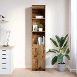 Highboard Old Wood 37.5x35x180 cm Engineered Wood 861677