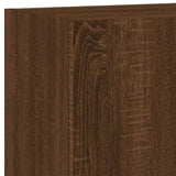 6 Piece TV Wall Units Brown Oak Engineered Wood 3216445