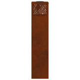 Solar LED Pathway Light 2 pcs Bronze Weathering Steel 879736