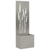 Garden Privacy Screen Rusty 50 x 32 x 150 cm Weathering steel 876468
