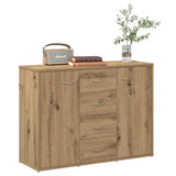 Sideboard Artisan Oak 88x30x64 cm Engineered Wood 855893
