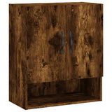 Wall Cabinet Smoked Oak 60x31x70 cm Engineered Wood 829905
