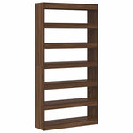 Book Cabinet Brown Engineered Wood 3333929