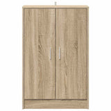 Shoe Cabinet Sonoma Oak 60x35x92 cm Engineered Wood 808930
