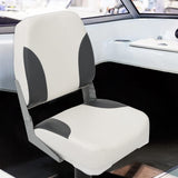 Foldable Boat Seat 2 Set Low Backrest 3284298