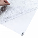 Window Films 4 pcs Frosted Flower Pattern PVC 3208978