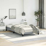 Bed Frame without Mattress Light Grey 100x203 cm Twin XL Fabric 346755