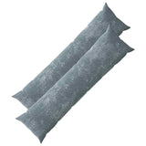 Cushion with Pillow HEERLEN 2 pcs Light Blue Chenille Fabric 926200