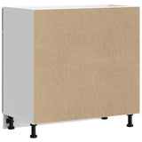 Kitchen Base Cabinet Kalmar Smoked Oak Engineered Wood 853502