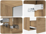 Bathroom Furniture Set 5 pcs Artisan Oak 3407046