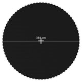 Jumping Mat Fabric Black for 14 Feet/4.27 m Round Trampoline 92406
